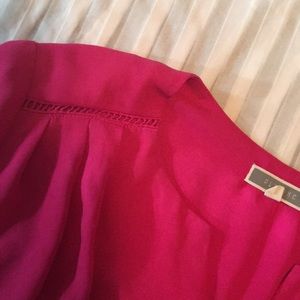 Pleione Tops - Vibrant Pink Blouse Pleione Tops - Vibrant Pink Blouse